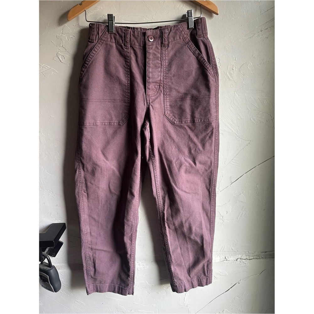 Topo Designs Field Pants Women's M Purple Straight Leg Utility Gorpcore Workwear